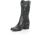 Stivaletto camperos con tacco black | Boscaini Scarpe