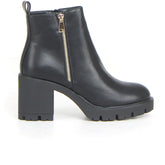 Tronchetto con zip nero - Tronchetti Donna | Boscaini Scarpe