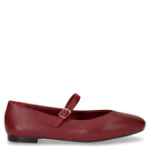 Ballerina in ecopelle con cinturino rosso - Ballerine | Boscaini Scarpe