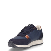 Stra sneaker in ecopelle blu | Boscaini Scarpe