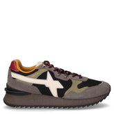 Jak sneaker in pelle e tessuto antracite | Boscaini Scarpe