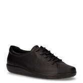 Soft 2.0 Tie sneaker in pelle nero - ECCO | Boscaini Scarpe
