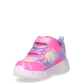 S Lights Unicorn Charmer Lil Heart Sperkless sneaker in tessuto con luci bambina rosa | Boscaini Scarpe