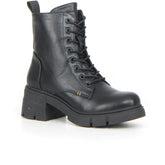 Stivaletto stringato con tacco nero - Stivaletti Donna | Boscaini Scarpe