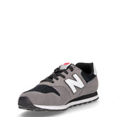 373 sneaker in pelle grigio nero | Boscaini Scarpe
