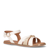 Sandalo bambina in ecopelle bianco platino - Sandali Bambina | Boscaini Scarpe