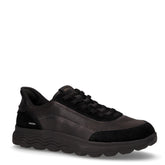 Spherica plus sneaker in pelle e tessuto nero | Boscaini Scarpe