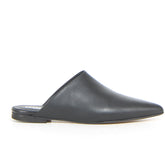 Sabot a punta nero nappa - Mules | Boscaini Scarpe