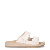 Ciabatta con strappi in tessuto ghiaccio | Boscaini Scarpe