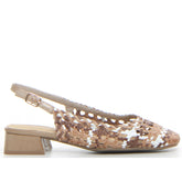 Sandalo slingback a punta chiusa beige - Nuovi arrivi Donna | Boscaini Scarpe