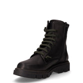 Anfibio in pelle con zip nero | Boscaini Scarpe
