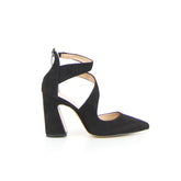 Sandalo a punta con tacco nero - Sandali Donna | Boscaini Scarpe