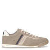 Sneaker in tessuto ed ecopelle beige | Boscaini Scarpe