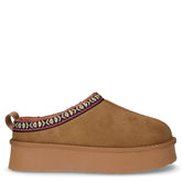 Stivaletto caldo in tessuto con platform cammello - Stivaletti Donna | Boscaini Scarpe