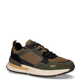 Ground sneaker in pelle nero kaki - Sneakers Uomo | Boscaini Scarpe