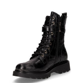 Anfibio in ecopelle con zip nero cocco | Boscaini Scarpe