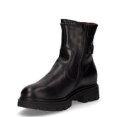 Stivaletto in pelle con zip nero | Boscaini Scarpe