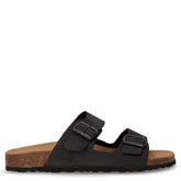 Ciabatta in pelle nero | Boscaini Scarpe
