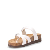 Hola ciabatta infradito in ecopelle bianco | Boscaini Scarpe