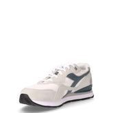 N.92 sneaker in tessuto ed ecopelle grigio temporale | Boscaini Scarpe