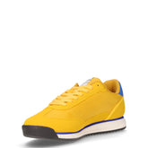 Domingo MIX sneaker in tessuto ed ecopelle giallo nero | Boscaini Scarpe