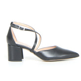 Sandalo a punta con tacco nero - Sandali Donna | Boscaini Scarpe