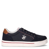 Lyncon Mix sneaker in tessuto blu | Boscaini Scarpe