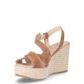 Sandalo in pelle con zeppa mou | Boscaini Scarpe