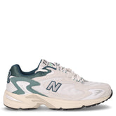 725 sneaker in tessuto e pelle scamosciata bianco verde | Boscaini Scarpe
