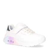 Uno Lite 2.0 Vivid Metallic sneaker bambina in ecopelle bianco multicolor | Boscaini Scarpe