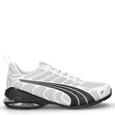 Voltra sneaker in tessuto mesh bianco nero | Boscaini Scarpe