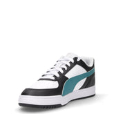 Caven III sneaker in ecopelle nero bianco smeraldo | Boscaini Scarpe