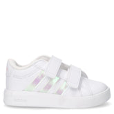 Grand Court 3.0 Cf I-C sneaker in ecopelle e pelle bianco iridescente | Boscaini Scarpe