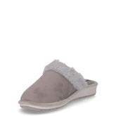 Ciabatta in tessuto argento | Boscaini Scarpe