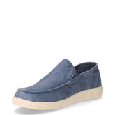 Mocassino sportivo in tessuto azzurro | Boscaini Scarpe