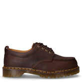 Lowell stringata in pelle crazy horse con cuciture a vista marrone scuro | Boscaini Scarpe