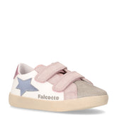 Alnoite 2 sneaker bambina in pelle grigio argento bianco - FALCOTTO | Boscaini Scarpe