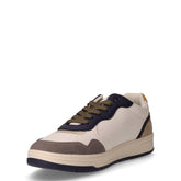 Sneaker in ecopelle bambino bianco blu multicolor | Boscaini Scarpe