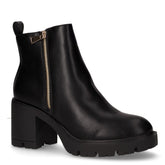 Tronchetto in ecopelle con zip nero - Tronchetti Donna | Boscaini Scarpe