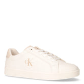 Sneaker bambino in ecopelle bianco beige | Boscaini Scarpe