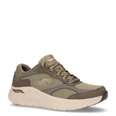 Arch fit 2.0 the keep sneaker in tessuto oliva - SKECHERS UOMO | Boscaini Scarpe