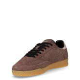 California Sun Suede sneaker in pelle marrone | Boscaini Scarpe