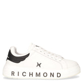 Sneaker in pelle e ecopelle bianco nero | Boscaini Scarpe