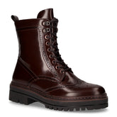 Anfibio in ecopelle vernice stile inglese marrone - TAMARIS | Boscaini Scarpe