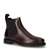 Stivaletto beatles in pelle caffè | Boscaini Scarpe