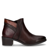 Tronchetto in pelle con zip marrone scuro - BAGATT | Boscaini Scarpe