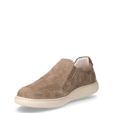 Evo mocassino sportivo in pelle mandorla taupe | Boscaini Scarpe