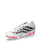 Predator Club Ft Fg/Mg scarpa da calcio in ecopelle bianco rosso nero | Boscaini Scarpe