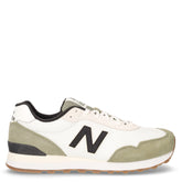515 sneaker in pelle e tessuto bianco verde - NEW BALANCE | Boscaini Scarpe