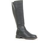 Stivale sotto al ginocchio in ecopelle nero - Stivali Donna | Boscaini Scarpe